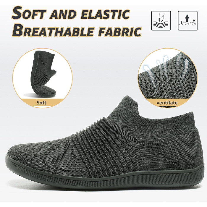 ELAPHURUS Легкі дихаючі кросівки для чоловіків та жінок, повсякденні, для ходьби, розмір 45 EU, зелені