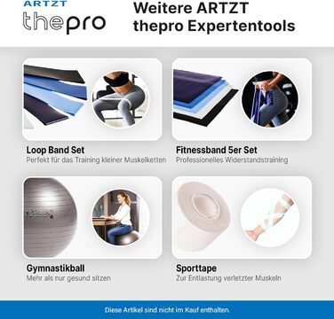 Набір еластичних стрічок для фітнесу ARTZT thepro: 5 рівнів опору, для силових тренувань, розтяжки та реабілітації, Loop Band 208 см