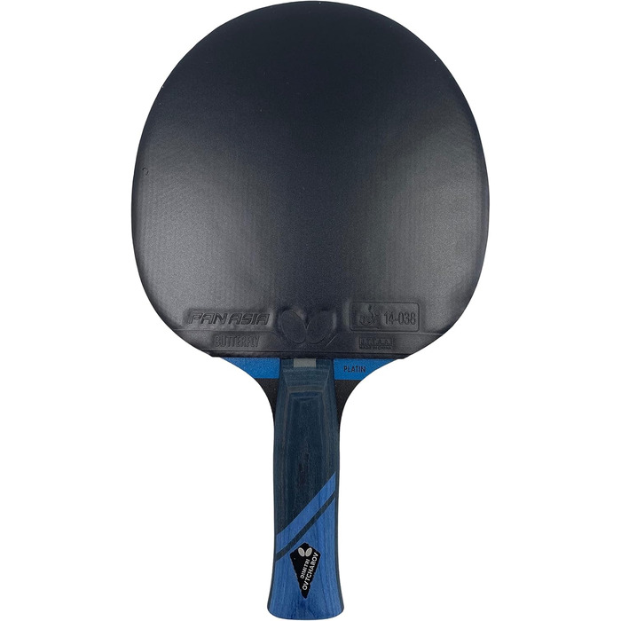 Настільна ракетка Butterfly® Dimitrij Ovtcharov Platin з EVA-технологією, ITTF сертифікований наклад Pan Asia 1,7 мм, для досвідчених гравців