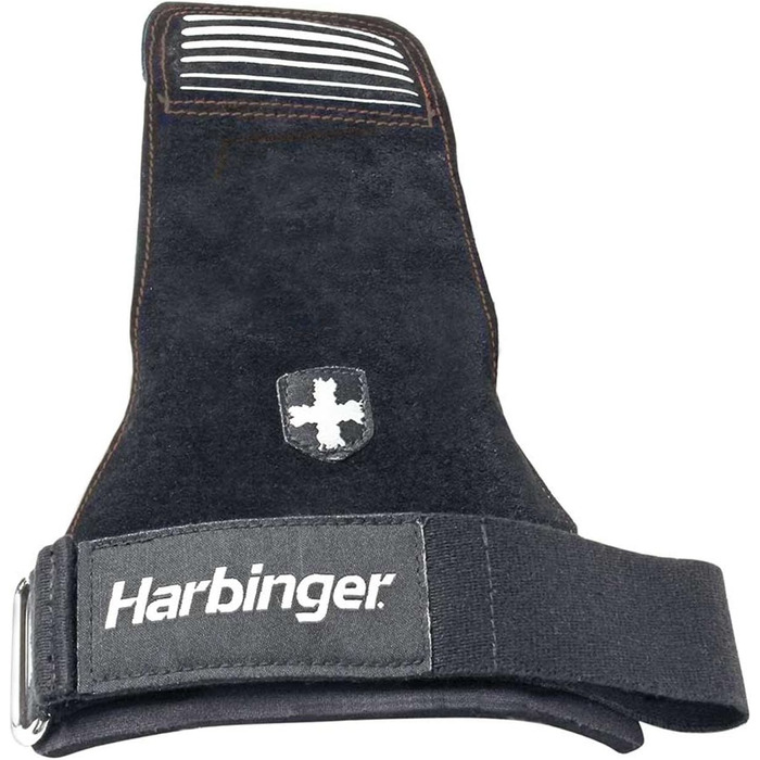 Захисні лямки для підйому ваги Harbinger Lifting Grips, чорні, розмір S/M