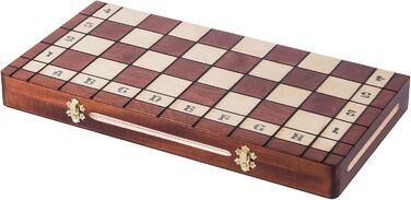 Дерев'яні шахи Square Kanzler Lux 50x50 см з фігурами