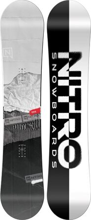 Сноуборд Nitro Prime RAW для чоловіків, Allmountain, Flat-Out Rocker, Directional, Mid-Wide & Wide для великих розмірів взуття