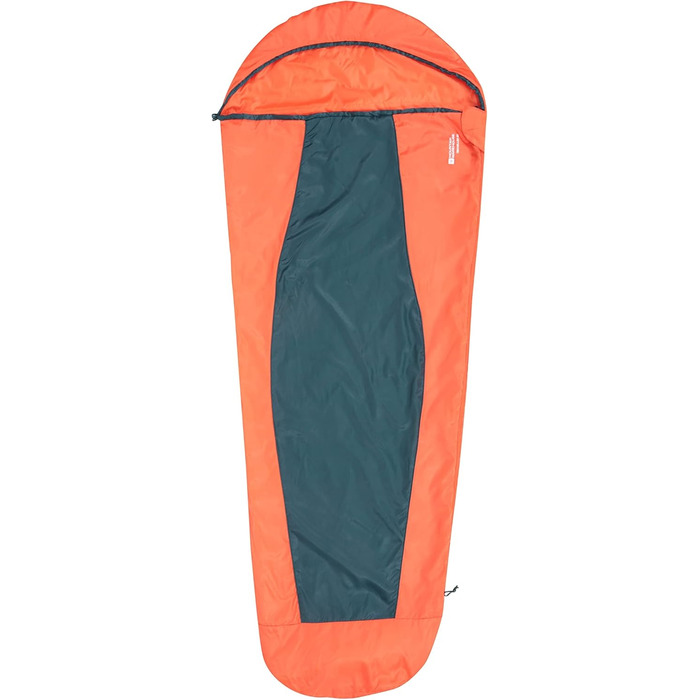 Сплячий мішок Mountain Warehouse Traveller 50 - 220 x 80 x 50 см - вітрозахисний, блакитно-зелений