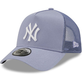 Кепка бейсболка New Era A-Frame Trucker з козирком New York Yankees, фіолетовий