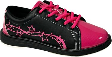Жіночі боулінг-шоу Pyramid Rise Black/Hot Pink, 36 EU, зірки