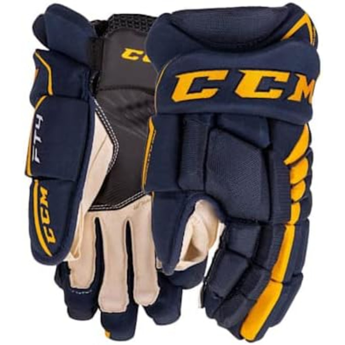 Хокейні рукавички CCM Jetspeed FT4 Senior червоно-білі 15 дюймів