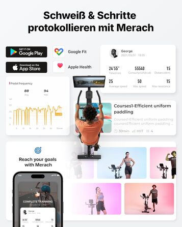 Велотренажер Merach Profi з 21.5