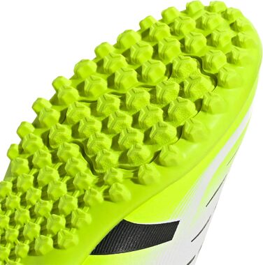 Дитячі футбольні бутси adidas Predator Club Hook and Loop для газону, розмір 35 EU, білий/чорний/лимонний, унісекс