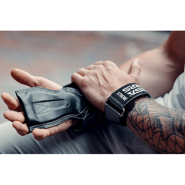 Versa Gripps Xtreme – найкращі тренувальні лямки з США, розмір XS, чорні (Onyx)