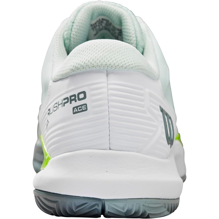 Тенісні кросівки Wilson Rush Pro Ace Clay для жінок (42 2/3 EU, Opal Blue White Jasmine Green)
