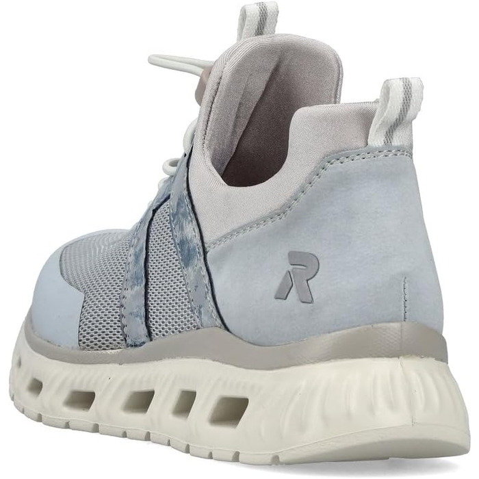 Кеди жіночі Rieker M6061 Slip-On, сині комбіновані, 39 EU - зручне взуття для повсякденного носіння