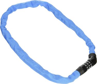 Ланцюговий замок ABUS Steel-O-Chain 4804C зі спеціальної сталі, кодовий, рівень безпеки 3 (синій, 75 см)