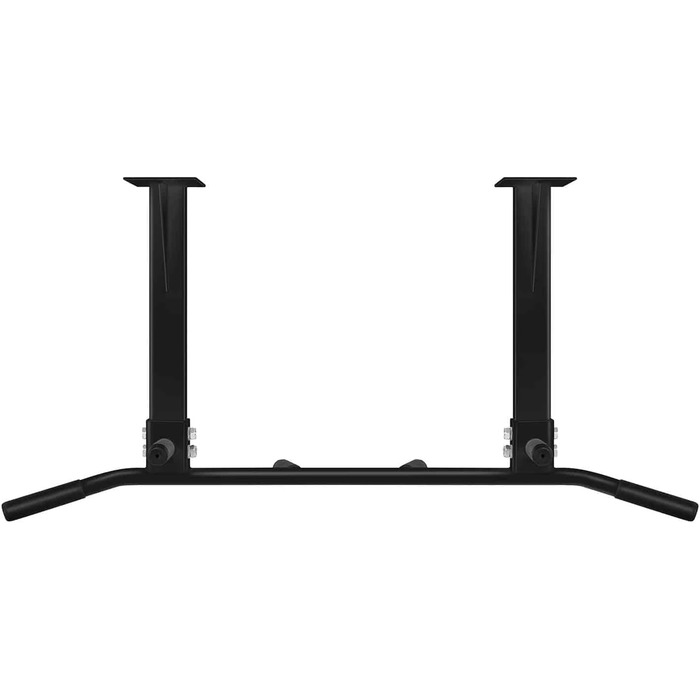 Турнік на стелю Gymrex GR-PU110B, чорний, 110 кг, з гумовими наконечниками