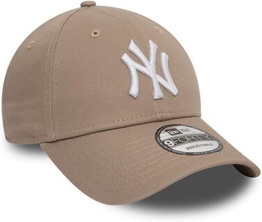Кепка New Era New York Yankees MLB League Essential Hellbraun Weiß Verstellbare 9Forty - універсальний розмір