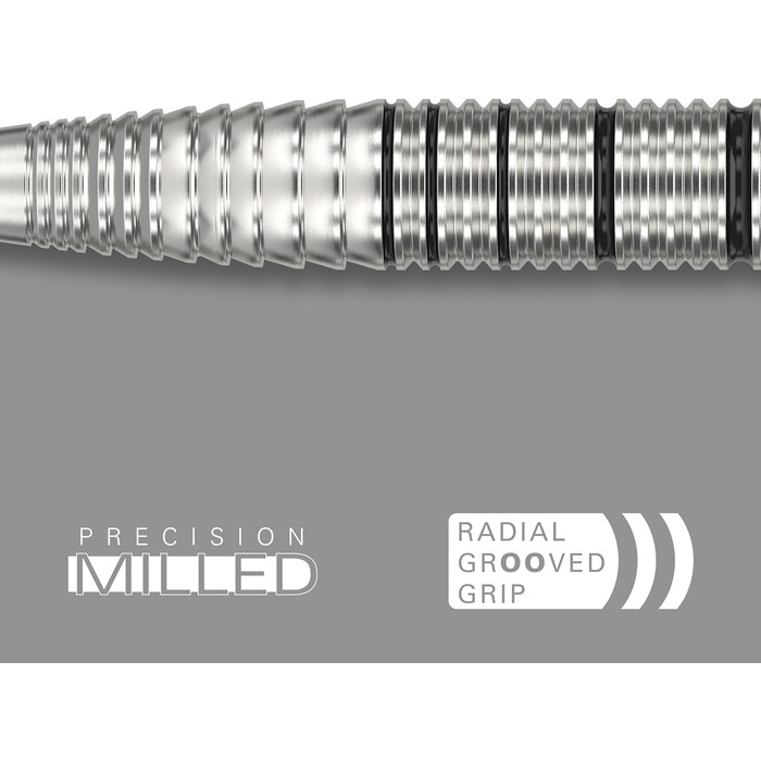 Дарти Target Darts EXO Edition 90% Tungsten (Вольфрам) 24g – Професійний набір сталевих дротиків з наконечниками Stahlspitze, Swiss Point, Pro Grip та польотами No.6