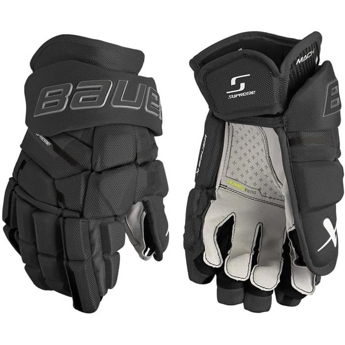 Спортивні рукавички Bauer Supreme MACH, розмір 13 дюймів, чорного кольору