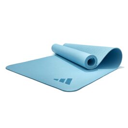 Йога-килимок adidas Premium Yogamatte 5 мм, протиковзкий мат для йоги та пілатеса, без ПВХ (Preloved Blue)