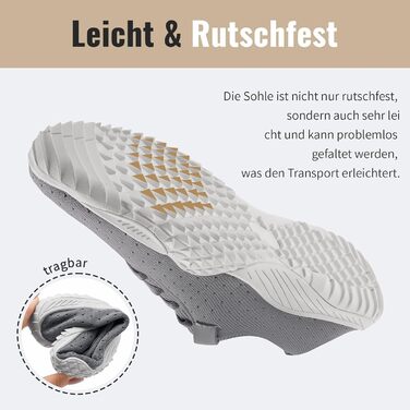 Жіночі босі кросівки для занять спортом та фітнесом. М'які, дихаючі, з антиковзкою підошвою. Розмір 44 EU, сірий колір.