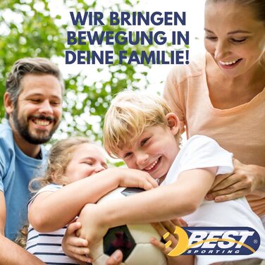 Дитячі футбольні ворота Best Sporting Fatzo 213x152 см з сіткою, мішенню та кілочками, різнокольорові