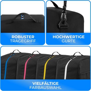 Чохол для лижних черевиків STYNGARD Cortina (38 л) - чорно-синій, з місцем для аксесуарів