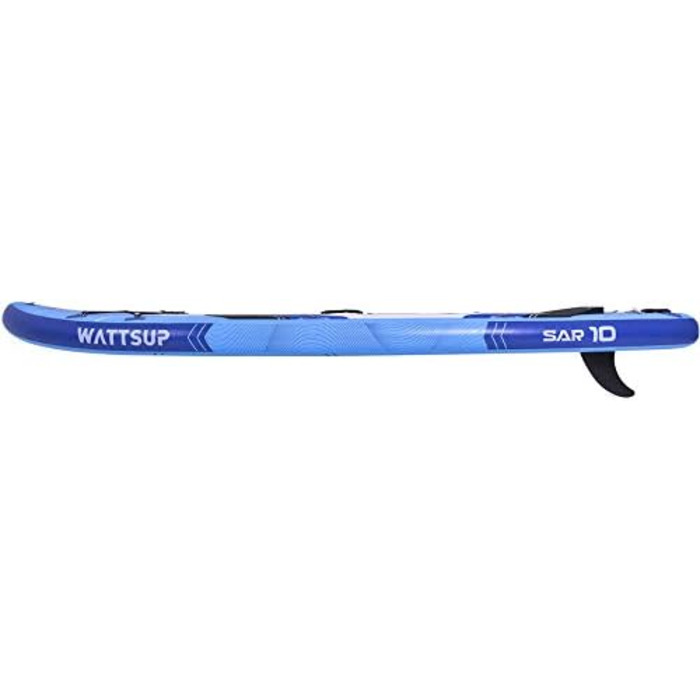 Надувна SUP-дошка Wattsup SAR 10 Combo 305x81x15 см з каяк-сидінням і подвійним веслом, комплект для сапбордингу