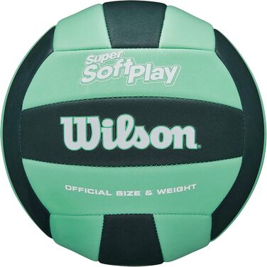 Волейбольний м'яч Wilson Super Soft Play Green - офіційний, для тренувань