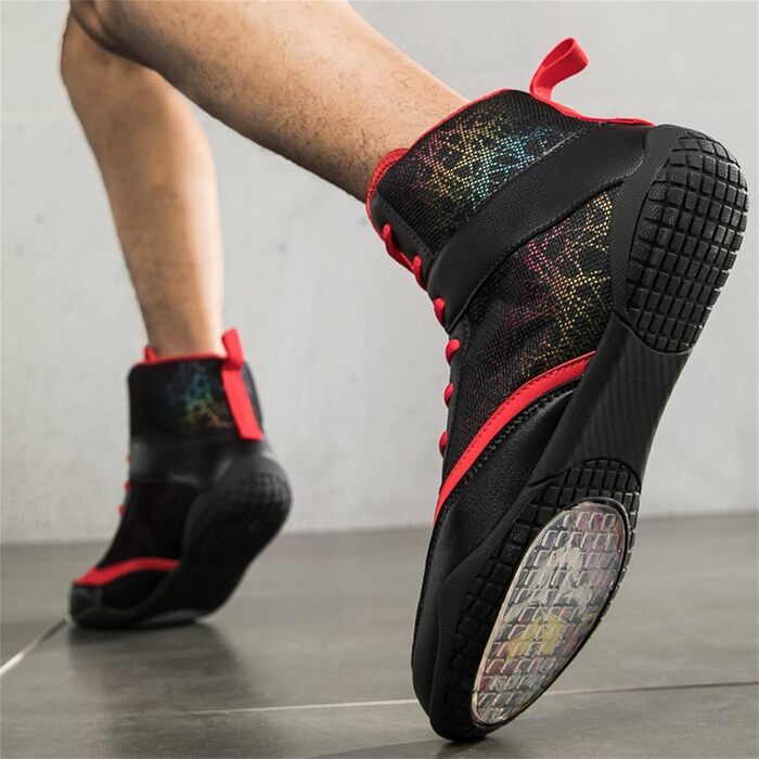 Жіночі боксерські кросівки для фітнесу та занять воркауту. Неслизькі, дихаючі, білі та чорні (36 EU)