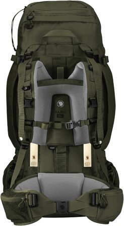 Рюкзак Fjällräven Kajka для туризму, унісекс, 80 л, лісовий зелений, 37×80×29 см
