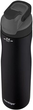 Термос-бутилка Contigo Autoseal Chill Matte Black, 720 мл, нержавіюча сталь, ізоляція до 28 годин, герметична, BPA-free