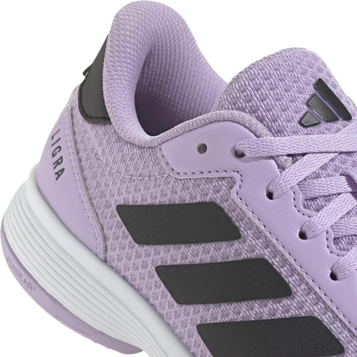 Дитячі кросівки Adidas Ligra 8 для залу - унісекс, Powder Plum/Core Black/Cloud White