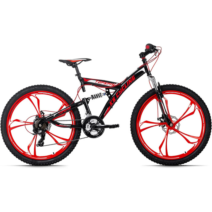Гірський велосипед KS Cycling Fully 26'' Topspin