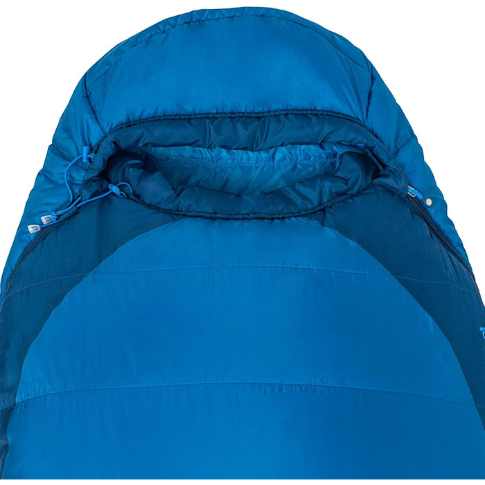 Спальний мішок Marmot Trestles Elite Eco 20 - легкий, теплий 3-сезонний для кемпінгу та трекінгу, Estate Blue/Classic Blue