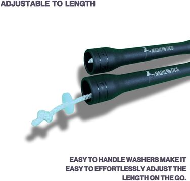 Стрибкове канат Elevate Rope Professionelles Perlen - 3м, регульований, якісні намистини та полішнур, для фрістайлу, кардіо та трюків, підходить для всіх рівнів, для використання в приміщенні та на вулиці (Galaxy)