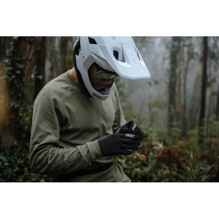 Шолом велосипедний POC Axion Race MIPS, L (59-62 см), Hydrogen White/Uranium Black Matt