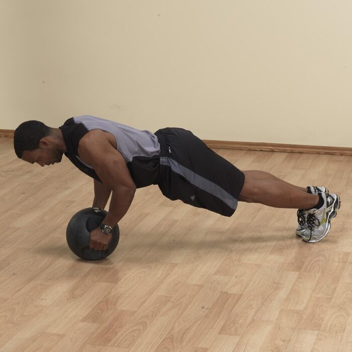 Медичний м'яч Body-Solid Dual Grip 4,5 кг для фітнесу
