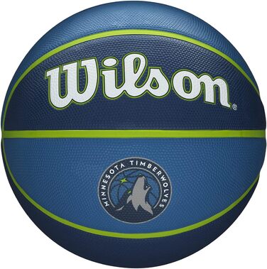 Баскетбольний м'яч Wilson NBA Team Tribute для дорослих, універсальний