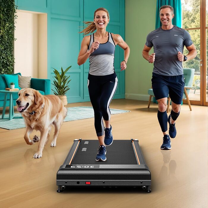 ORISYN Walking Pad - біговий доріжки для дому з регулюванням нахилу 7%, потужний мотор 2.25HP, швидкість 1-12 км/год, 7-шарова поверхня для бігу, без збирання
