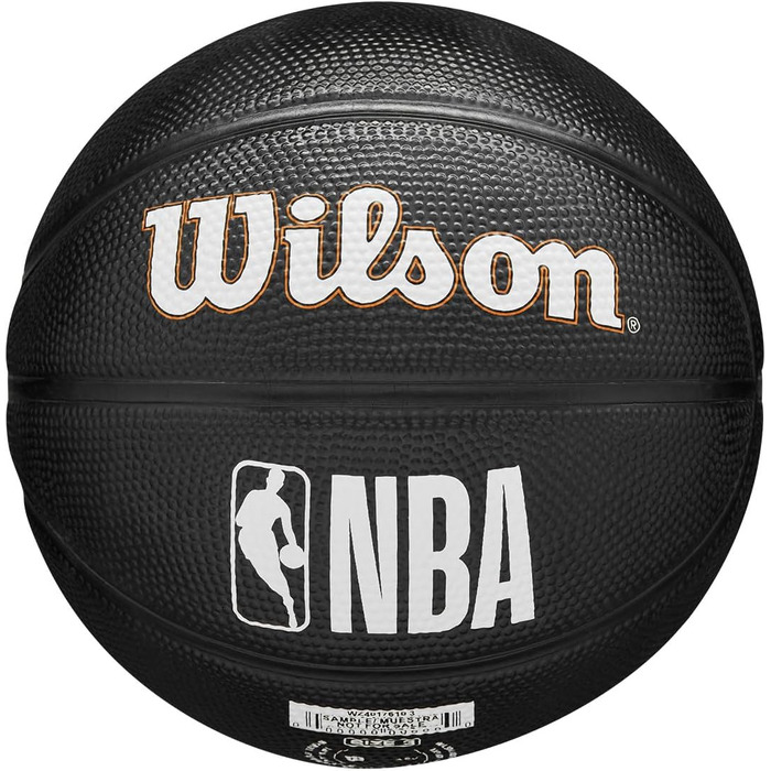 Міні-баскетбольний м'яч Wilson NBA Team Tribute New York Knicks, розмір 3, чорний