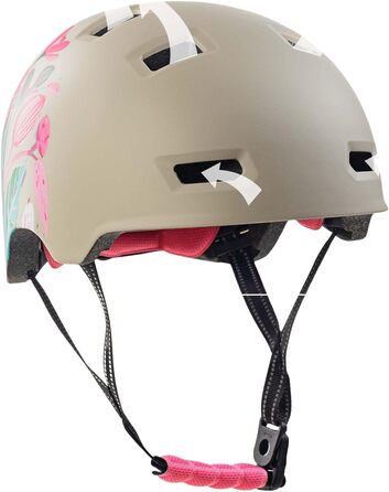 Велошолом Crazy Safety Rampage Orange Snake M (54-57 см), для скейтборду, інлайну, BMX, чоловіків, жінок і дітей, регульований