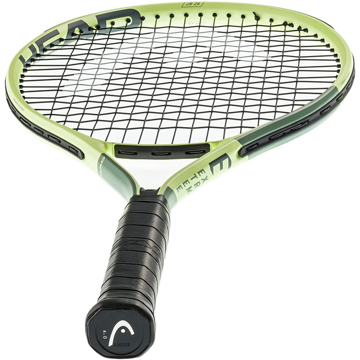 Тенісний ракети HEAD Extreme 26, зелені, розмір ручки 07, для дітей 10-14 років