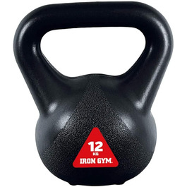 Гиря Orange Label IronGym 12 кг – для фітнесу, силових тренувань, чавунна