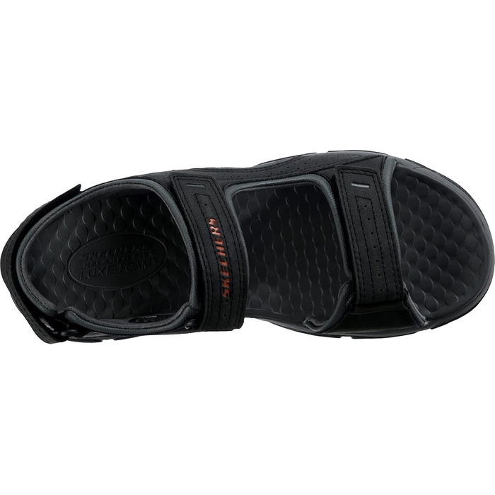 Чоловічі сандалії Skechers Tresmen-Garo - чорні, синтетичні, з відкритим носком