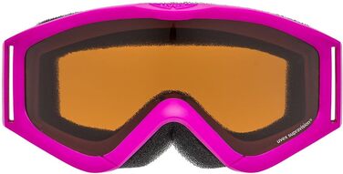 Дитяча лижна маска uvex speedy pro, контрастна, антифог, збільшене поле зору, жовто-чорна/золота лінза