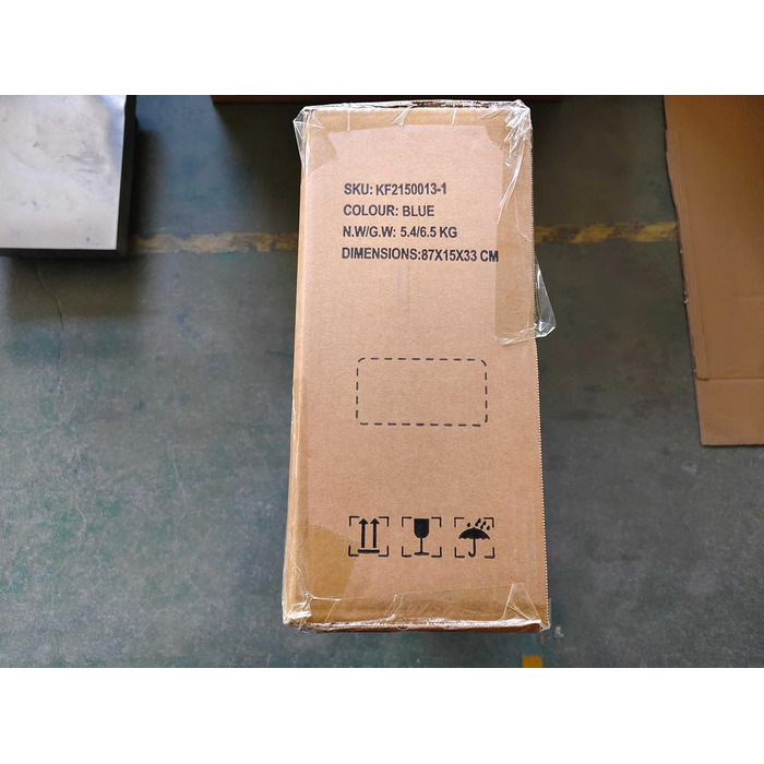 Дитячий складний самокат для дітей 8-15 років з великими колесами 200 мм, дисковими гальмами та регульованою висотою, синій