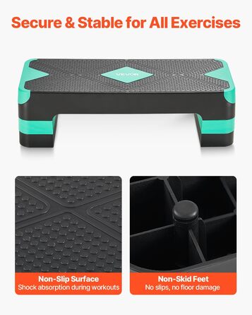 Платформа для аеробіки VEVOR (зелена)