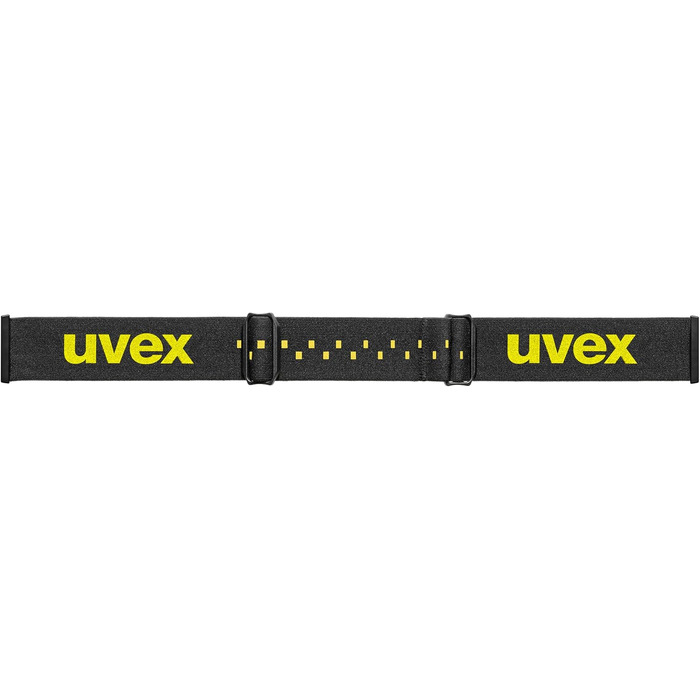 Дитячі гірськолижні окуляри uvex pwdr FM, дзеркальні, з широким оглядом та антифог-покриттям, чорний матовий/зелений, універсальний розмір