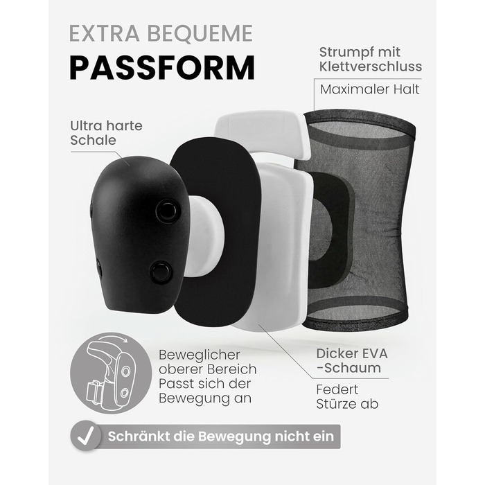 Захист для колін та ліктів 99FLIPS для дітей (3-12 років) - комплект для роликів, скейту, самокату (XS/S/M, чорний)