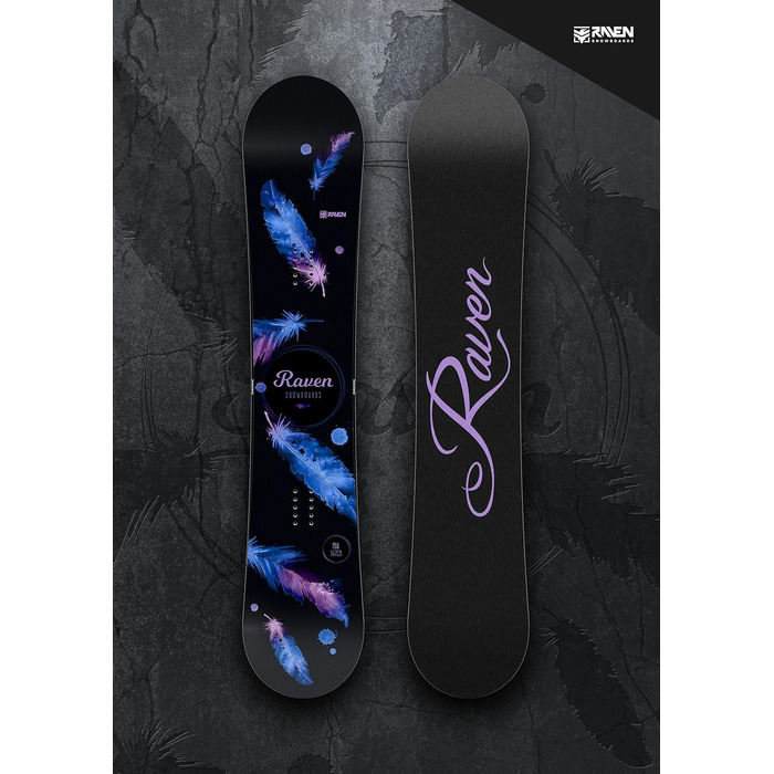 Сноуборд RAVEN Mia Black + Фіксуючі кріплення Fastec FT360 150 см + Fastec Fuchsia M