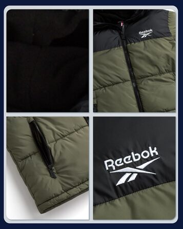 Куртка чоловіча Reebok Rbk Heavy Puffr V2 Olive/Leaf It to Me (синтетичний пух)