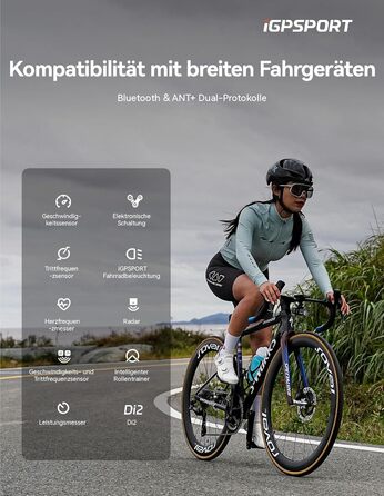 Велокомп'ютер бездротовий GPS iGPSPORT BSC200S з навігацією та Bluetooth